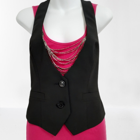 Express Design Studio Black Vest